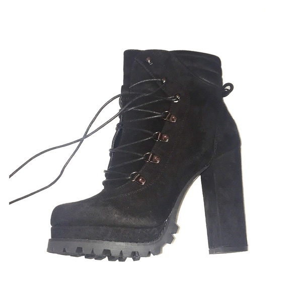 Lola Shoetique Shoes - BRAND NEW combat heel boots